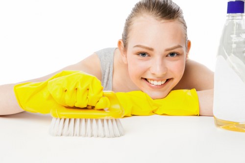 Close-up of mattress cleaning process in a Paddington home